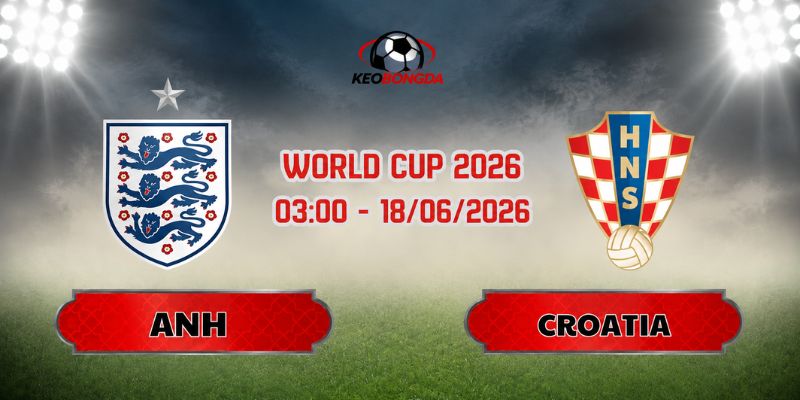 Soi Kèo Anh Vs Croatia 03h00 Ngày 18/06